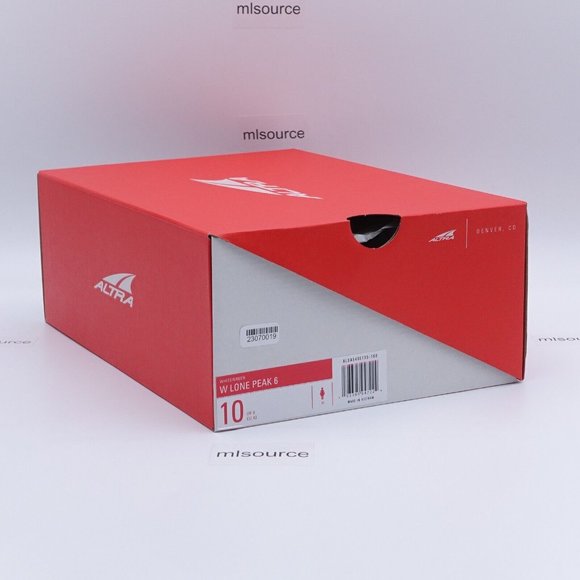 NEW Altra Lone Peak 6 Trail Running Shoes AL0A548E130 Whte/Green Size 10 Women’s - Picture 7 of 7